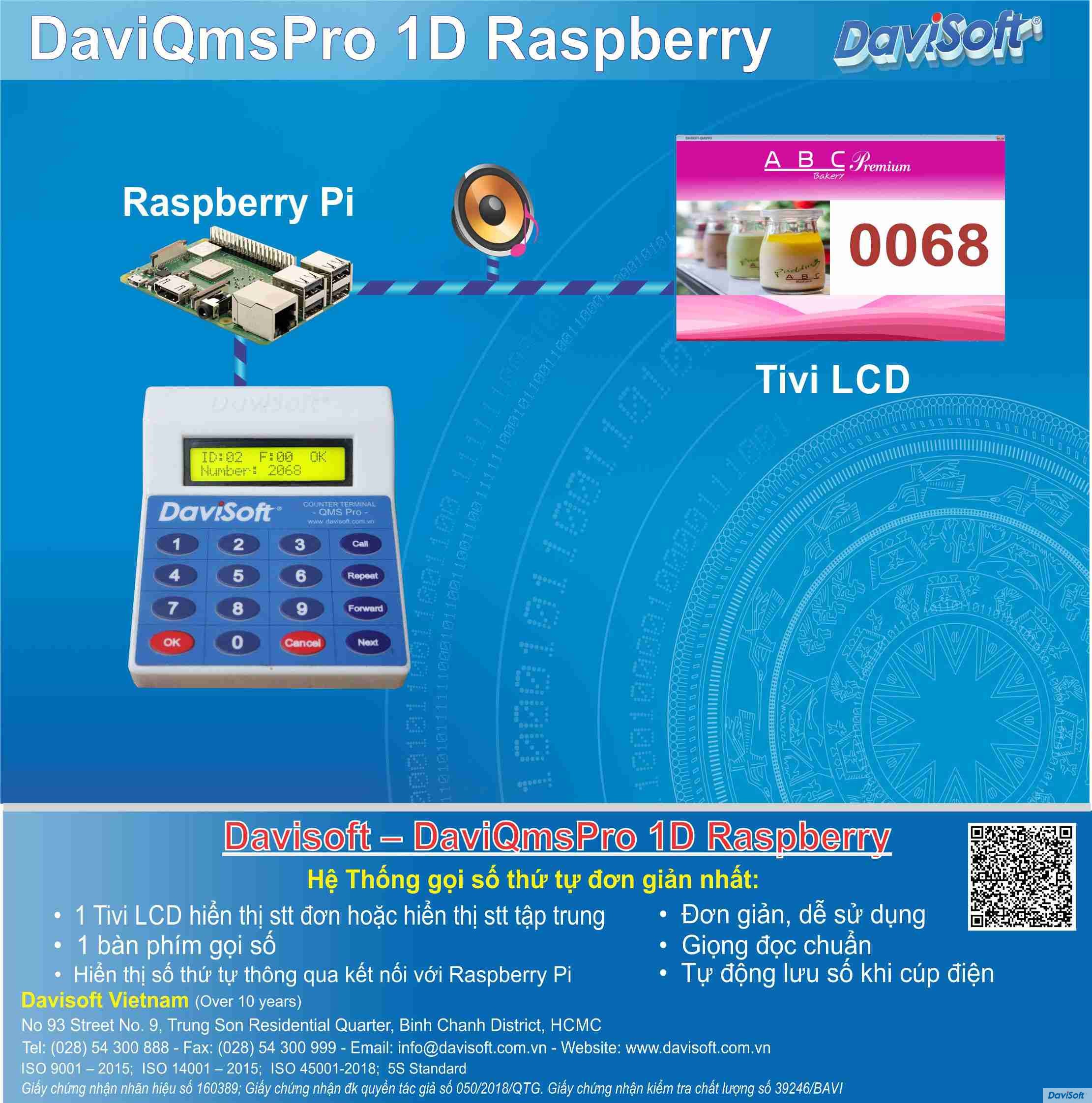 QMS Pro 1D Raspberry